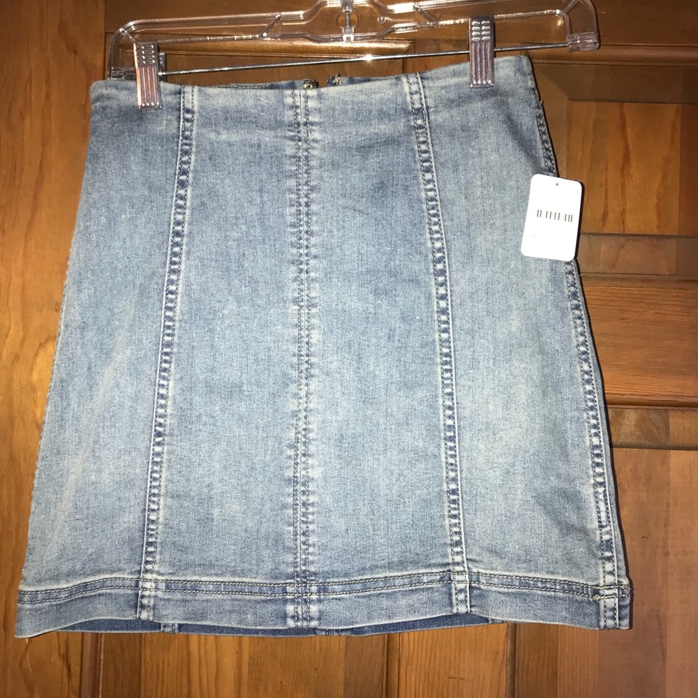 Free People Denim Skirt